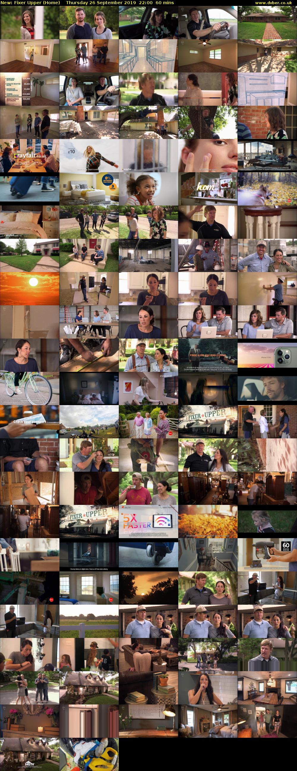 Fixer Upper (Home) Thursday 26 September 2019 22:00 - 23:00