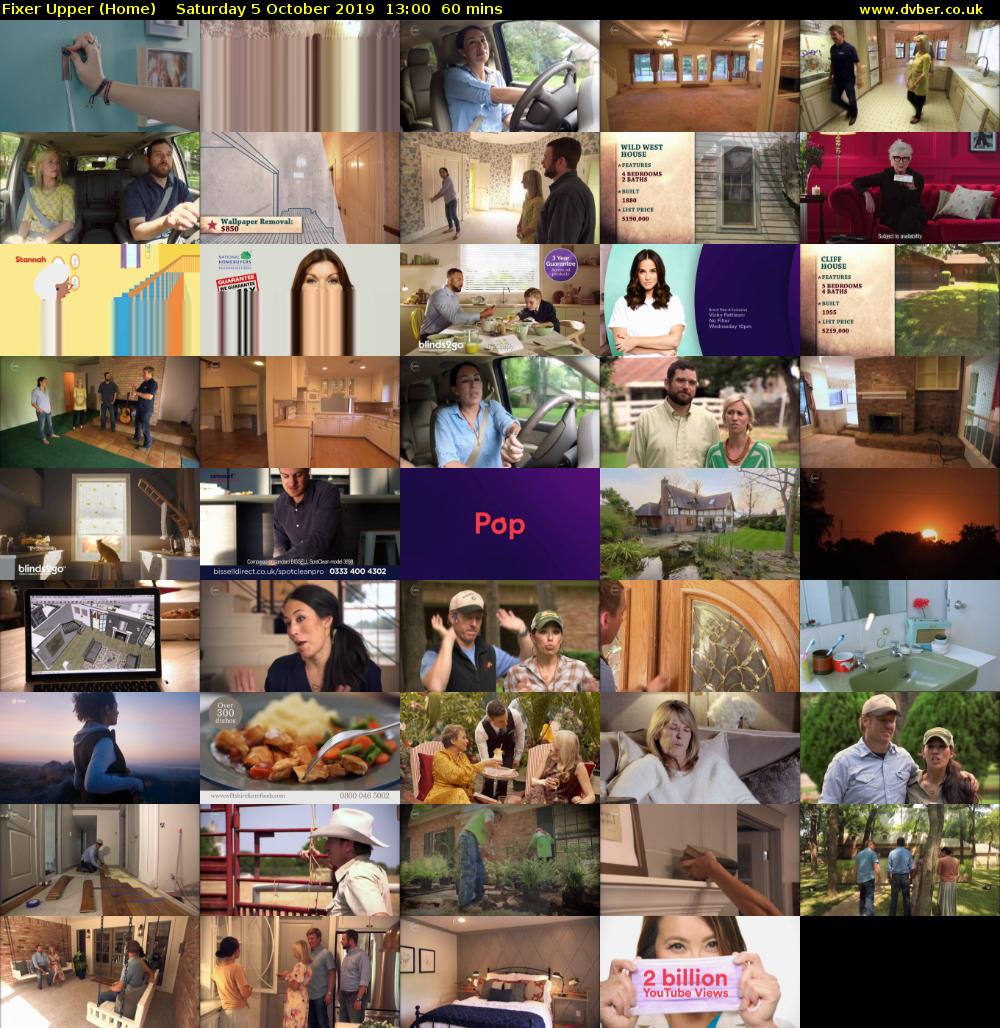 Fixer Upper (Home) Saturday 5 October 2019 13:00 - 14:00