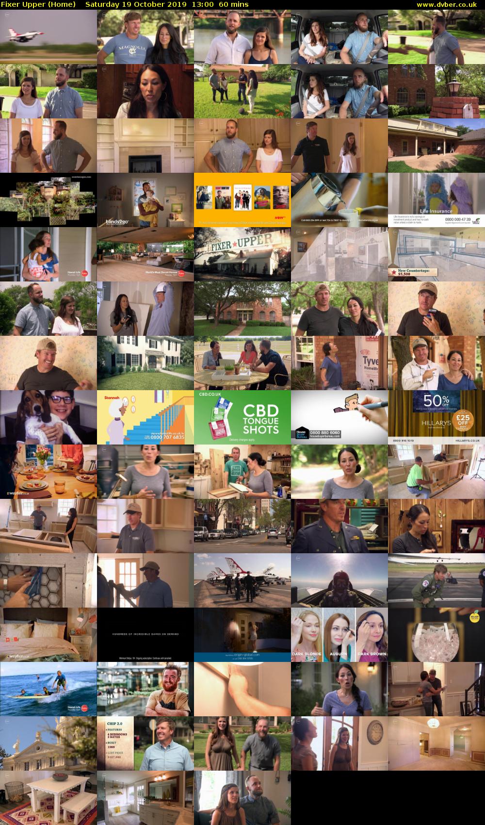Fixer Upper (Home) Saturday 19 October 2019 13:00 - 14:00
