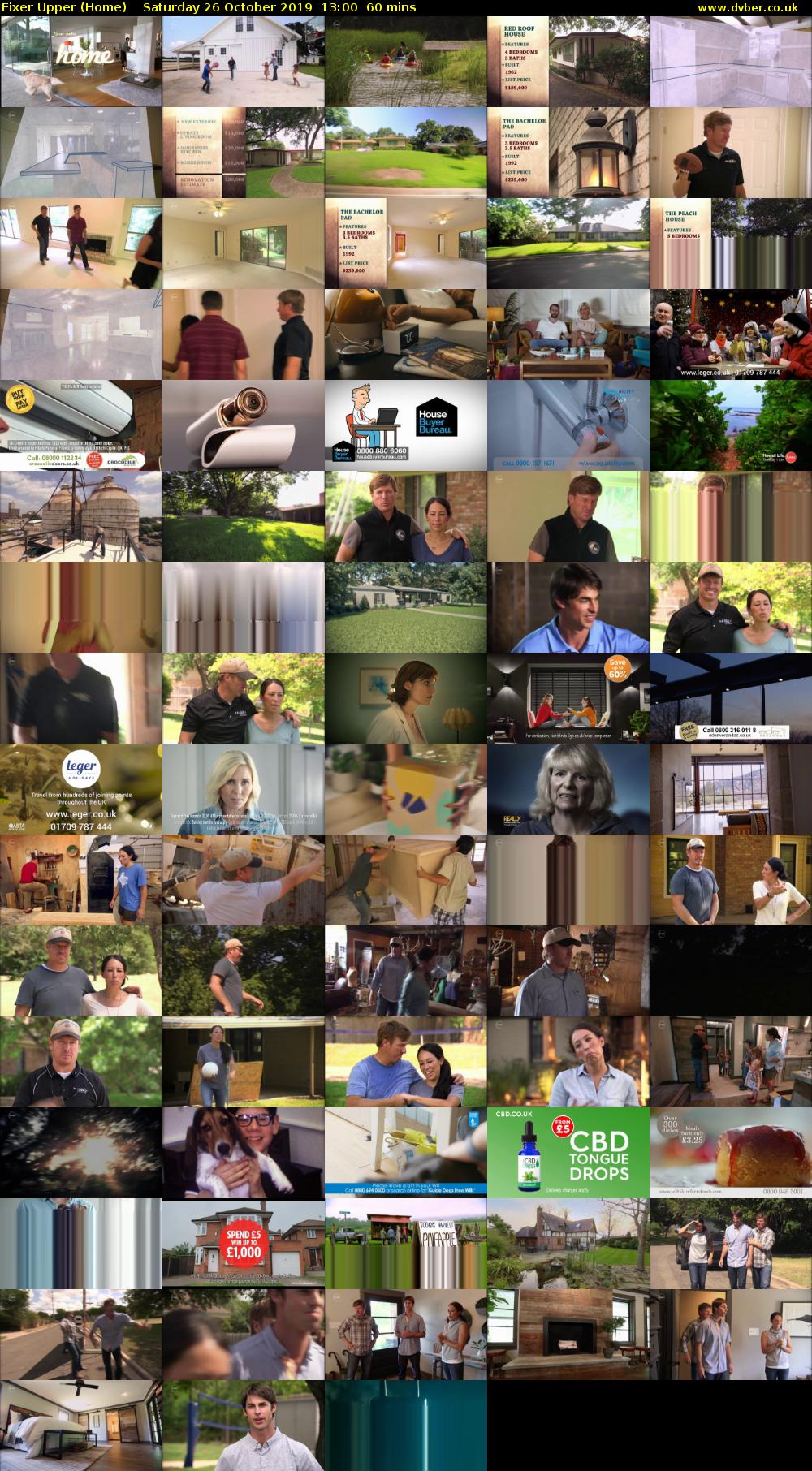Fixer Upper (Home) Saturday 26 October 2019 13:00 - 14:00