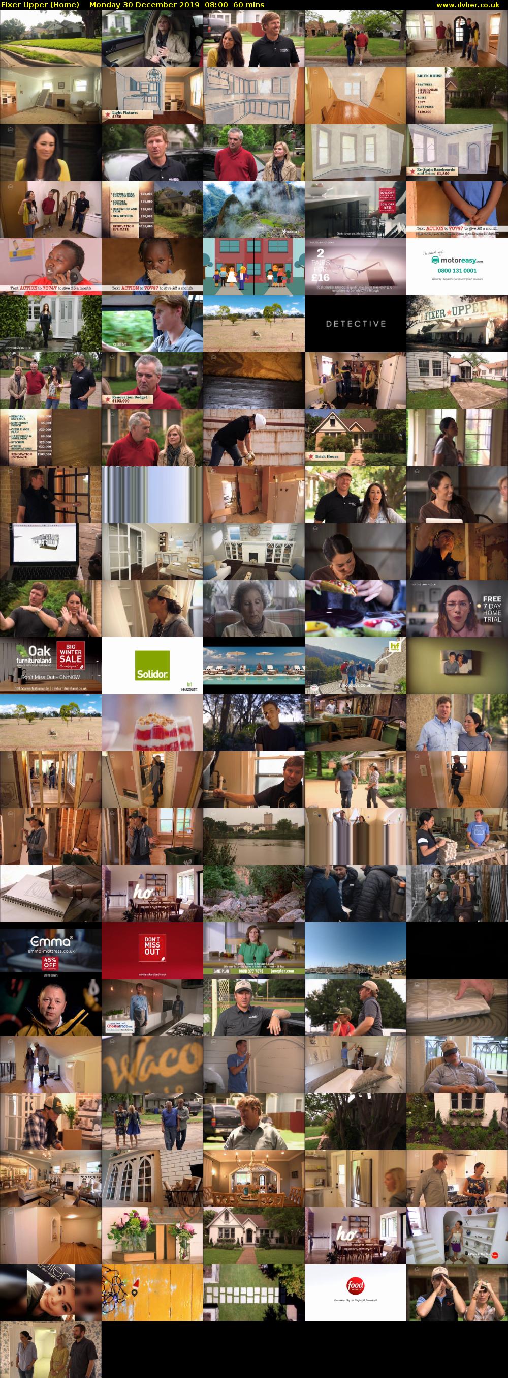 Fixer Upper (Home) Monday 30 December 2019 08:00 - 09:00