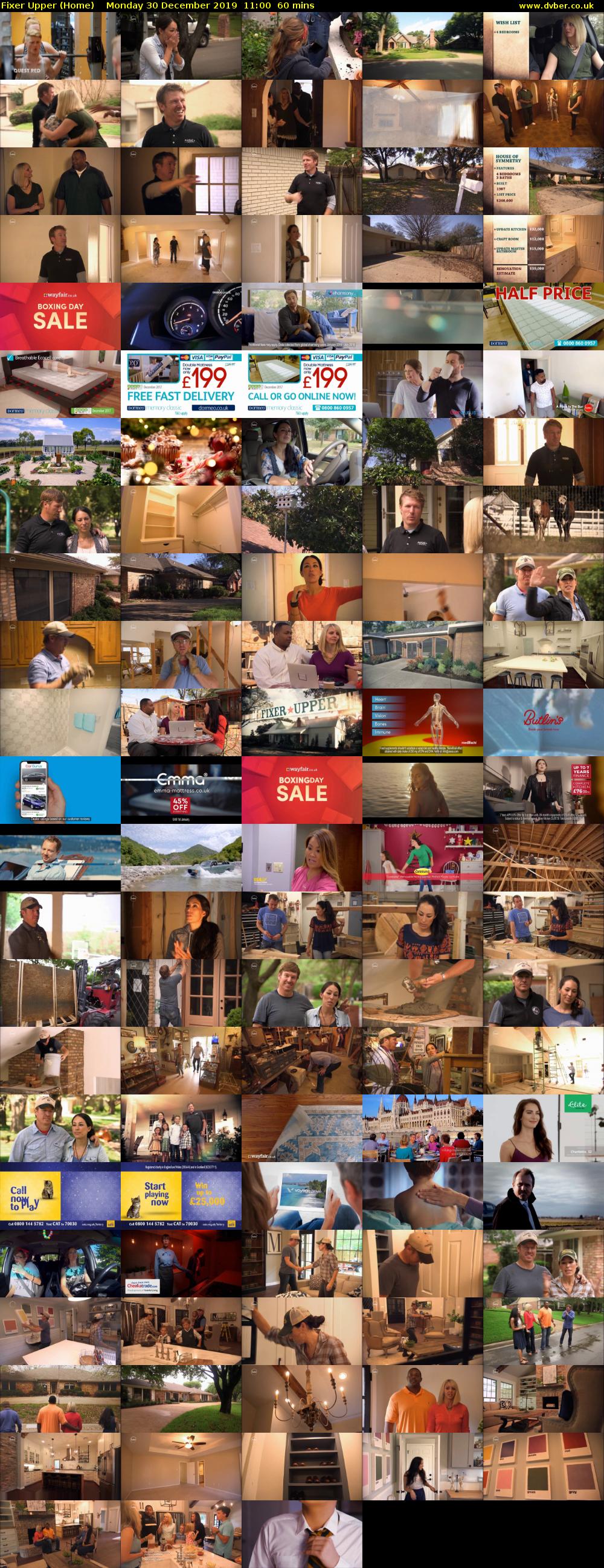 Fixer Upper (Home) Monday 30 December 2019 11:00 - 12:00