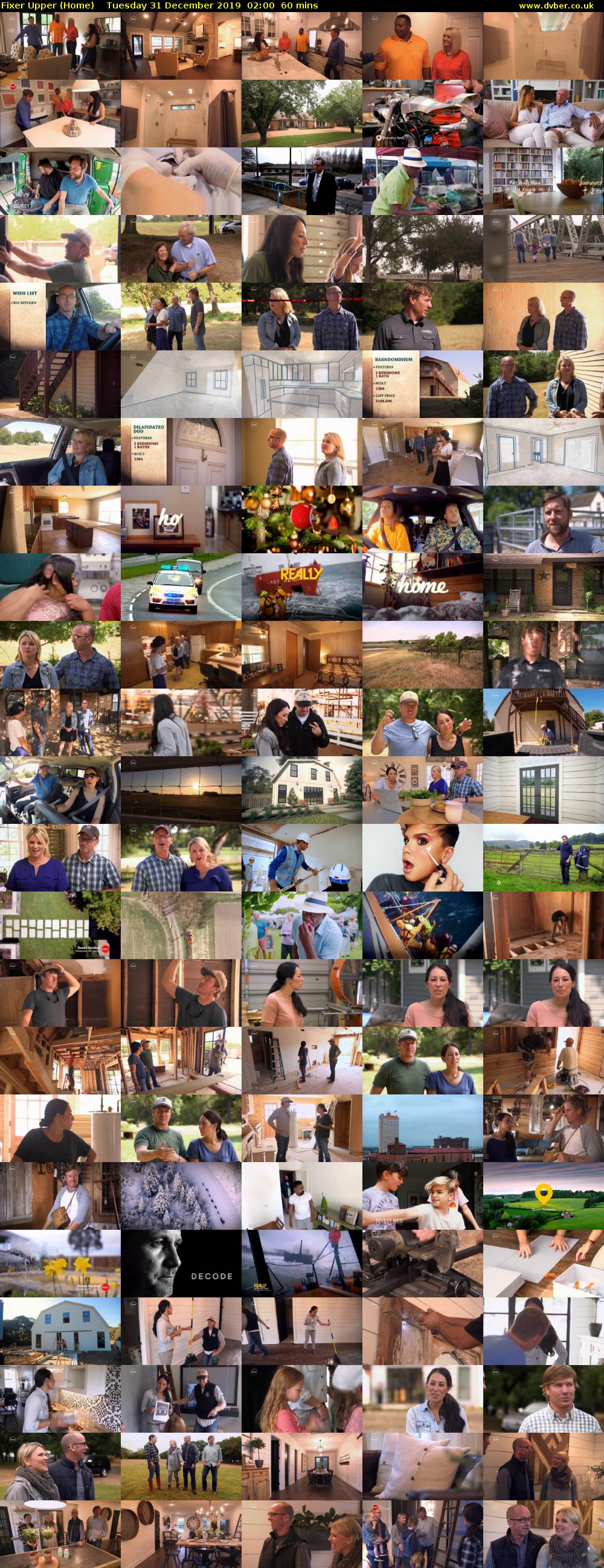 Fixer Upper (Home) Tuesday 31 December 2019 02:00 - 03:00