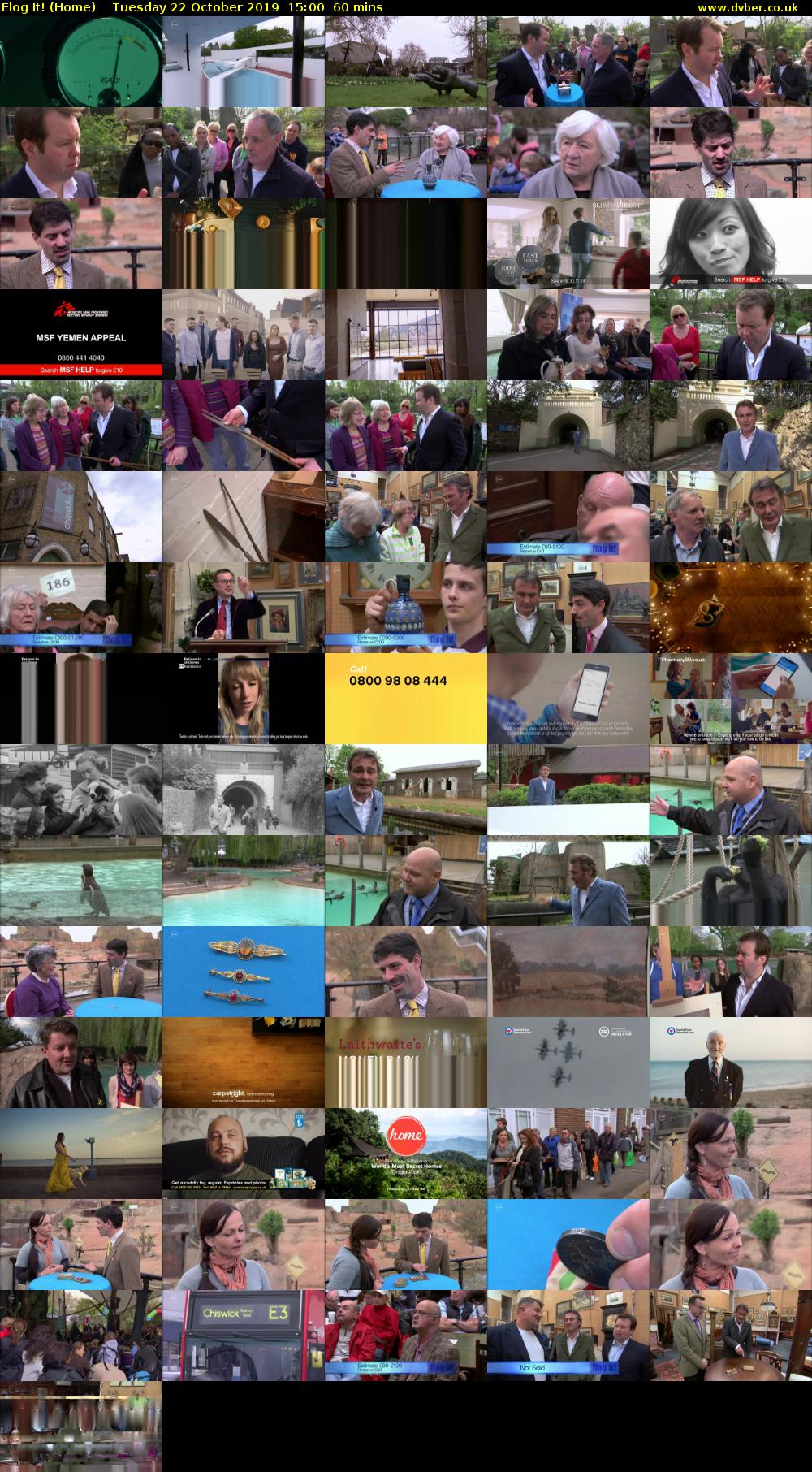 Flog It! (Home) Tuesday 22 October 2019 15:00 - 16:00