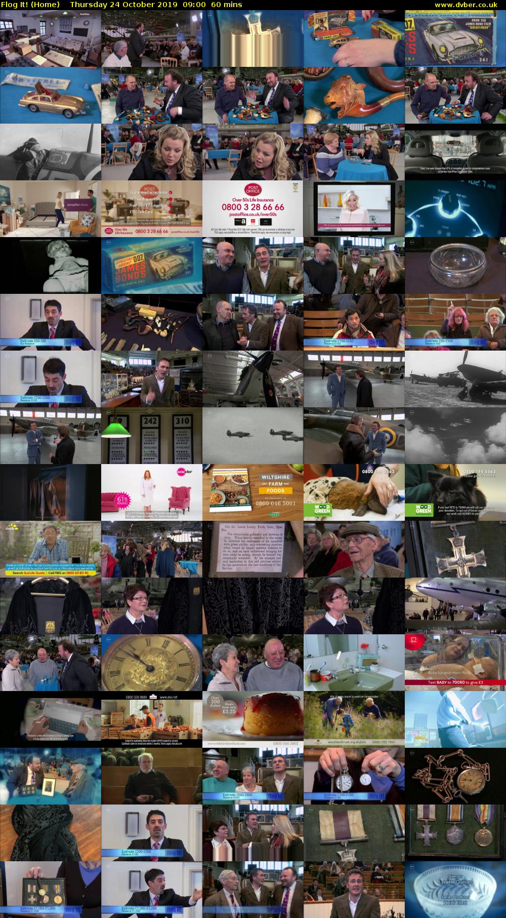Flog It! (Home) Thursday 24 October 2019 09:00 - 10:00
