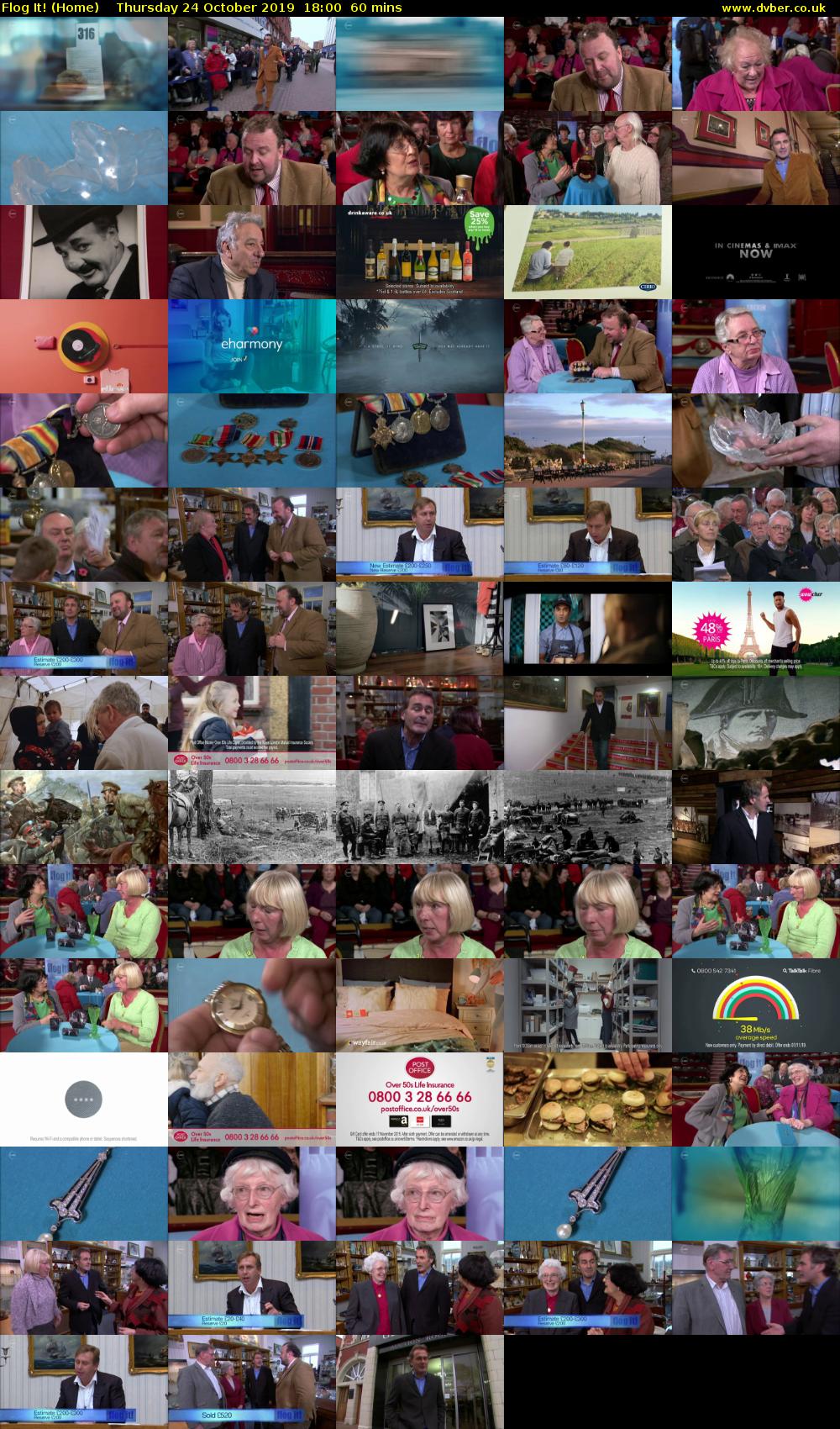 Flog It! (Home) Thursday 24 October 2019 18:00 - 19:00
