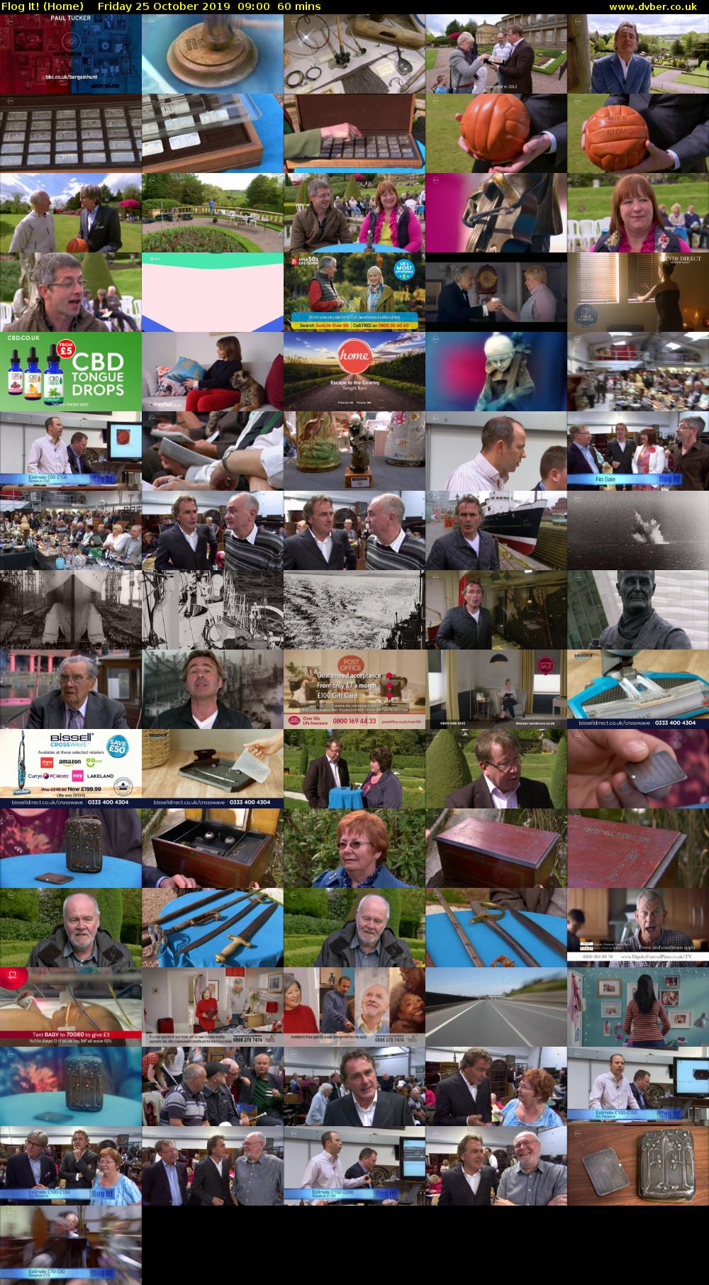 Flog It! (Home) Friday 25 October 2019 09:00 - 10:00
