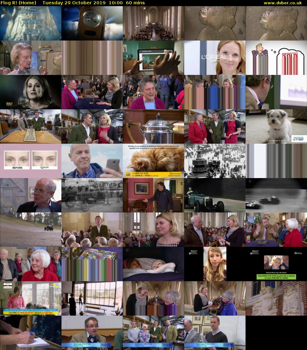 Flog It! (Home) Tuesday 29 October 2019 10:00 - 11:00