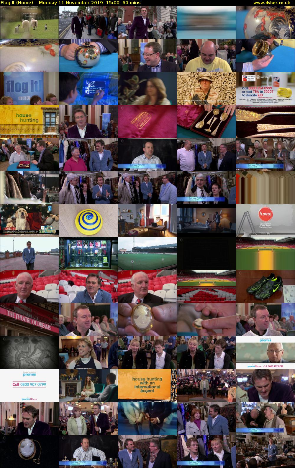 Flog It (Home) Monday 11 November 2019 15:00 - 16:00