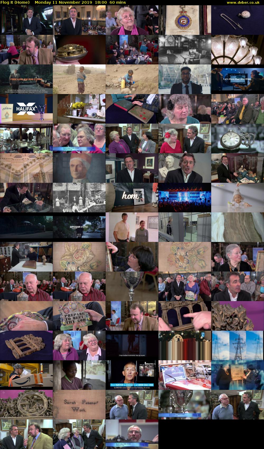 Flog It (Home) Monday 11 November 2019 18:00 - 19:00