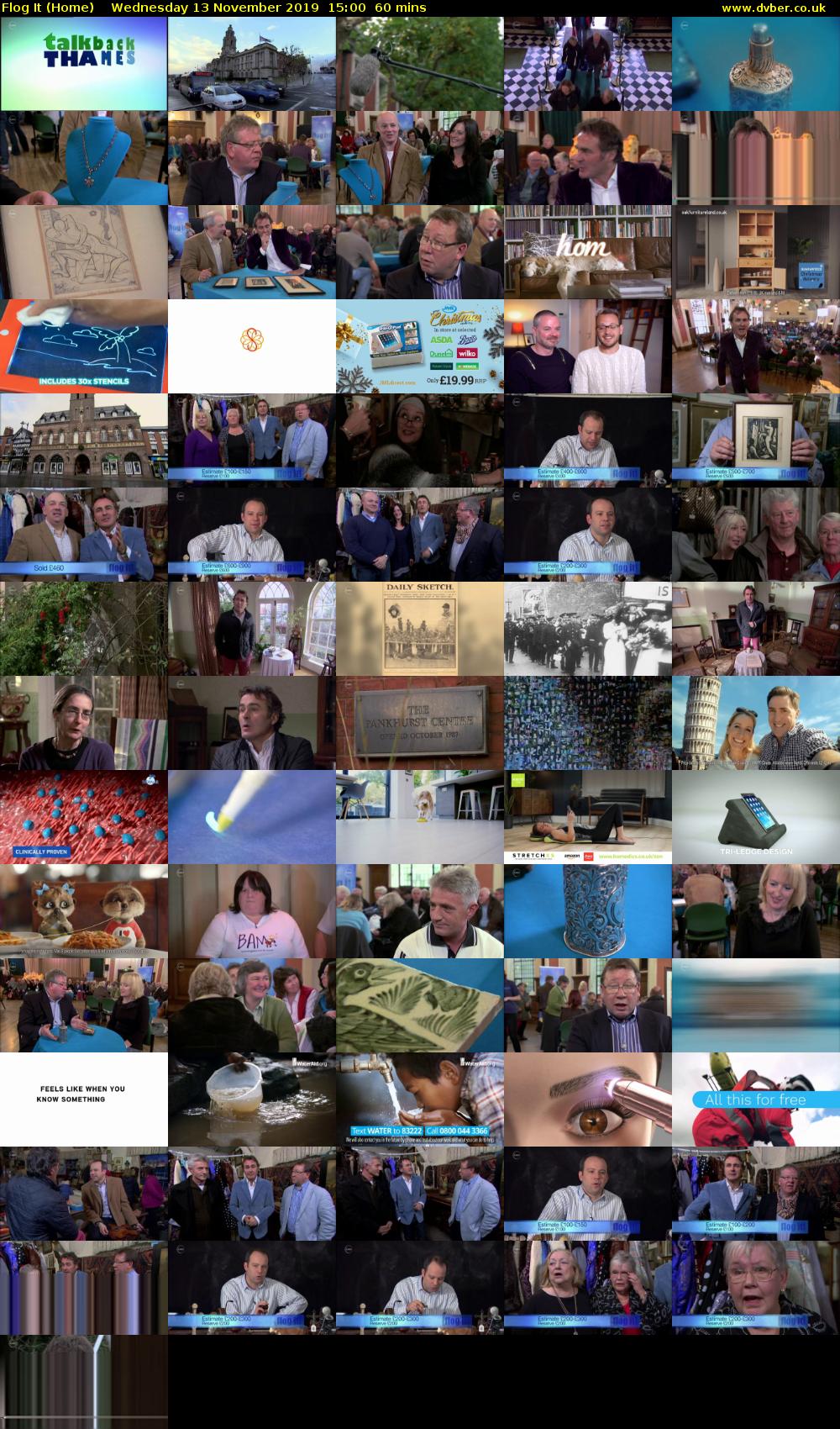 Flog It (Home) Wednesday 13 November 2019 15:00 - 16:00
