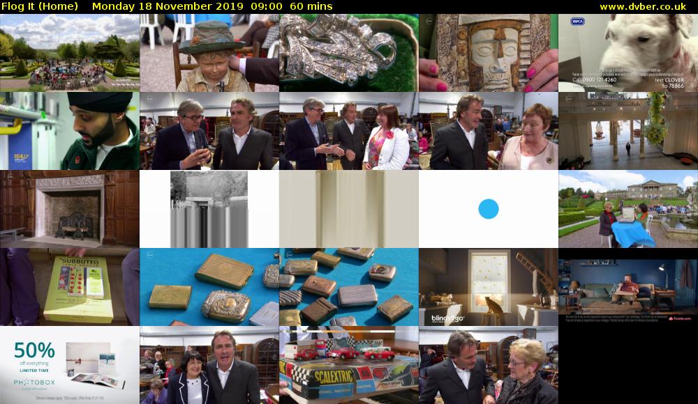 Flog It (Home) Monday 18 November 2019 09:00 - 10:00