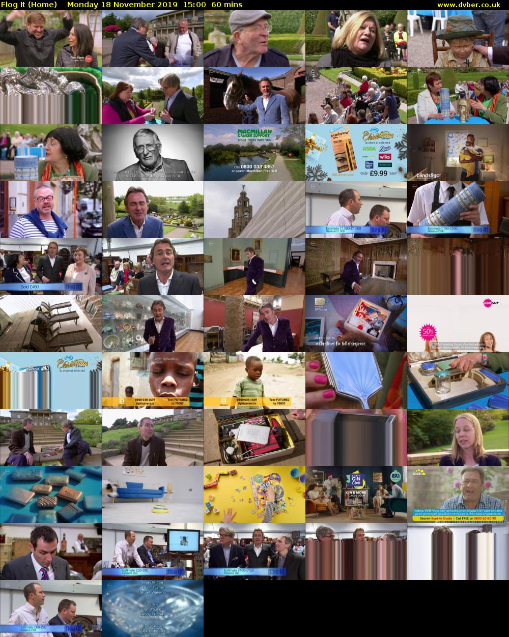 Flog It (Home) Monday 18 November 2019 15:00 - 16:00