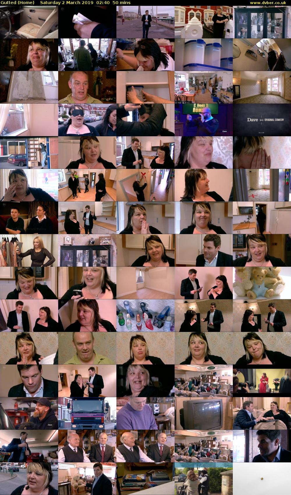 Gutted (Home) Saturday 2 March 2019 02:40 - 03:30