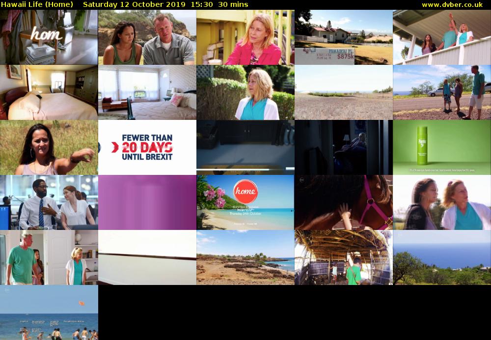 Hawaii Life (Home) Saturday 12 October 2019 15:30 - 16:00