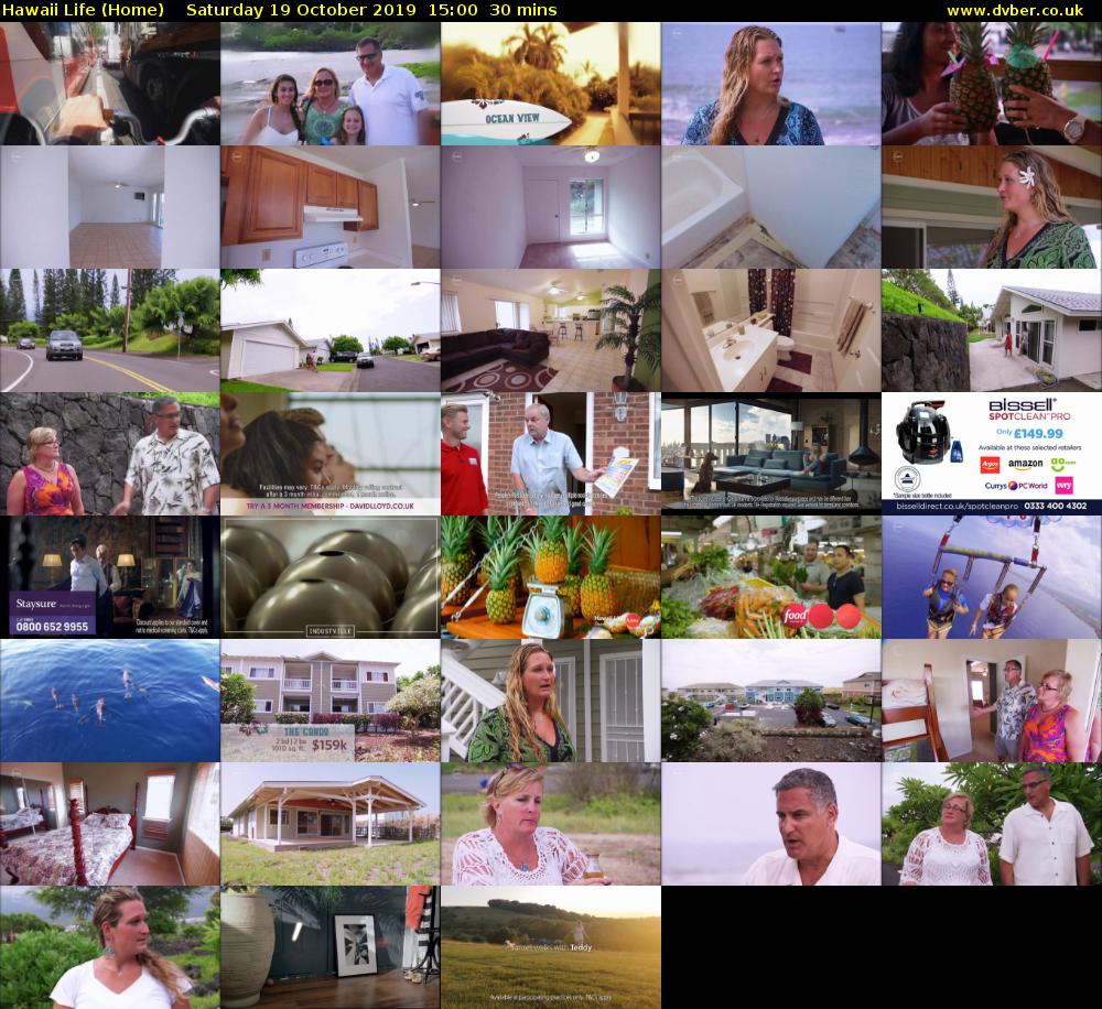 Hawaii Life (Home) Saturday 19 October 2019 15:00 - 15:30