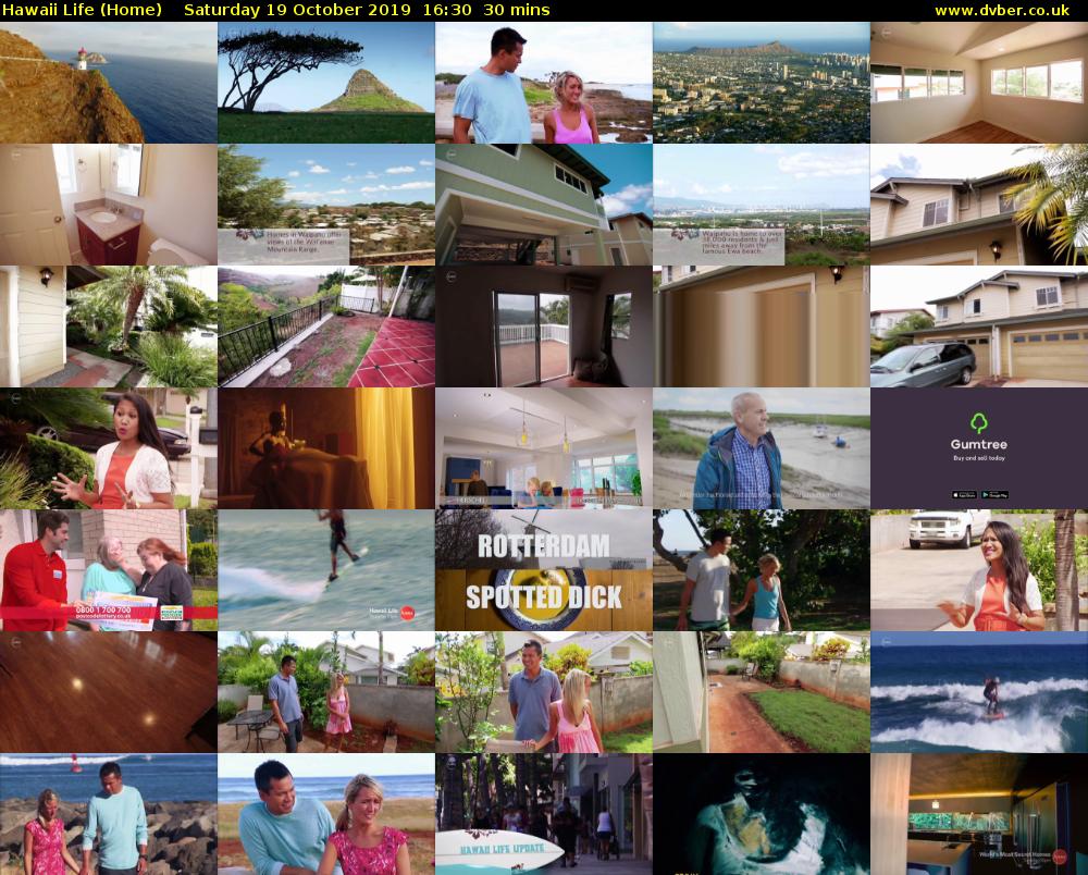 Hawaii Life (Home) Saturday 19 October 2019 16:30 - 17:00