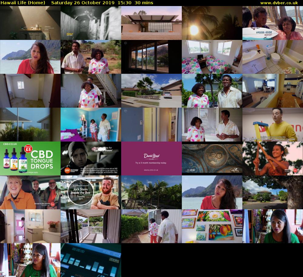Hawaii Life (Home) Saturday 26 October 2019 15:30 - 16:00
