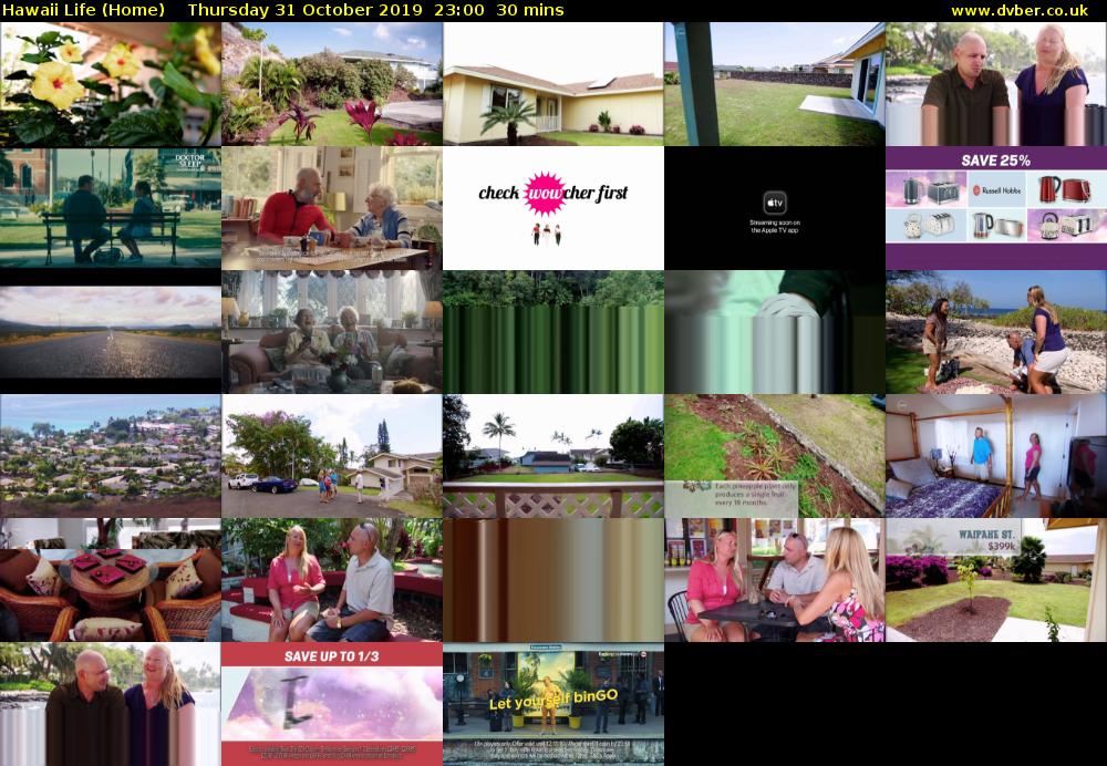 Hawaii Life (Home) Thursday 31 October 2019 23:00 - 23:30