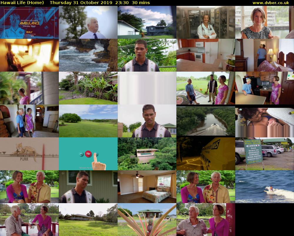 Hawaii Life (Home) Thursday 31 October 2019 23:30 - 00:00