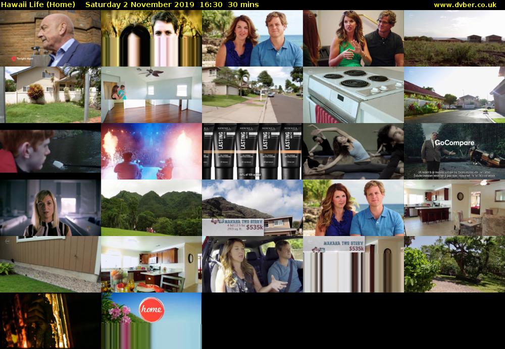 Hawaii Life (Home) Saturday 2 November 2019 16:30 - 17:00