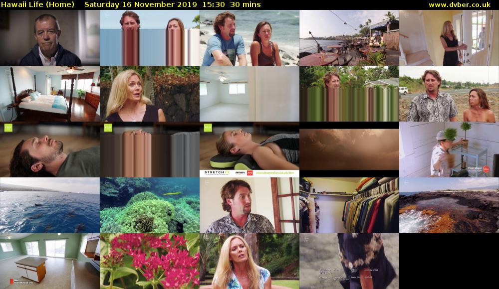 Hawaii Life (Home) Saturday 16 November 2019 15:30 - 16:00