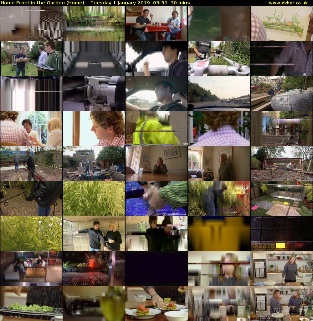 Home Front in the Garden (Home) Tuesday 1 January 2019 03:30 - 04:00