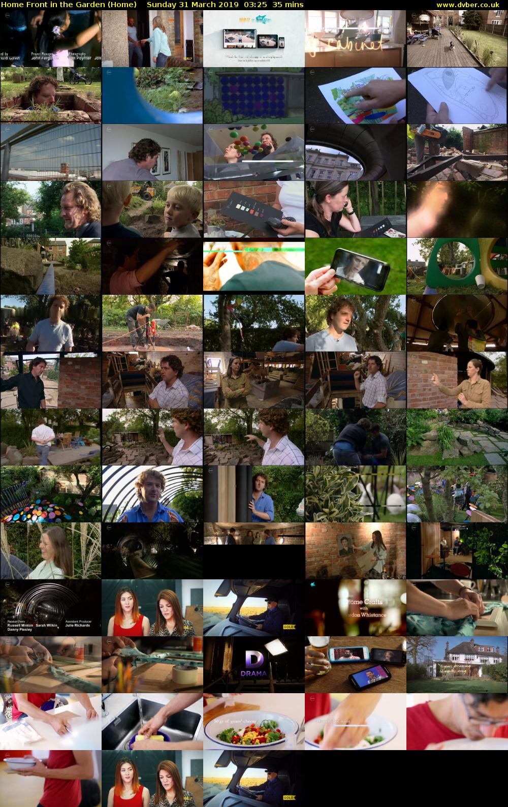 Home Front in the Garden (Home) Sunday 31 March 2019 03:25 - 04:00