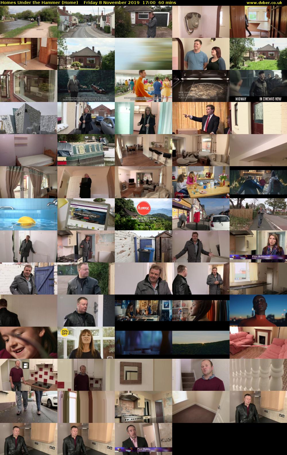Homes Under the Hammer (Home) Friday 8 November 2019 17:00 - 18:00