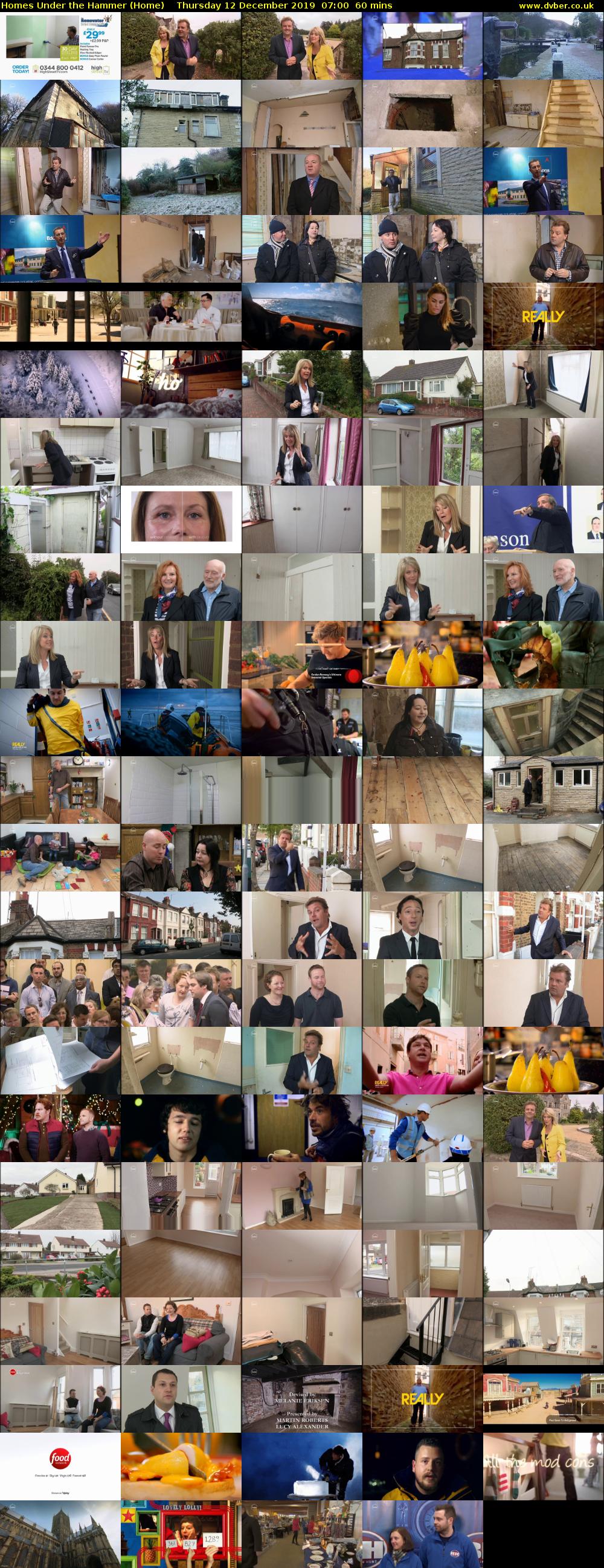 Homes Under the Hammer (Home) Thursday 12 December 2019 07:00 - 08:00