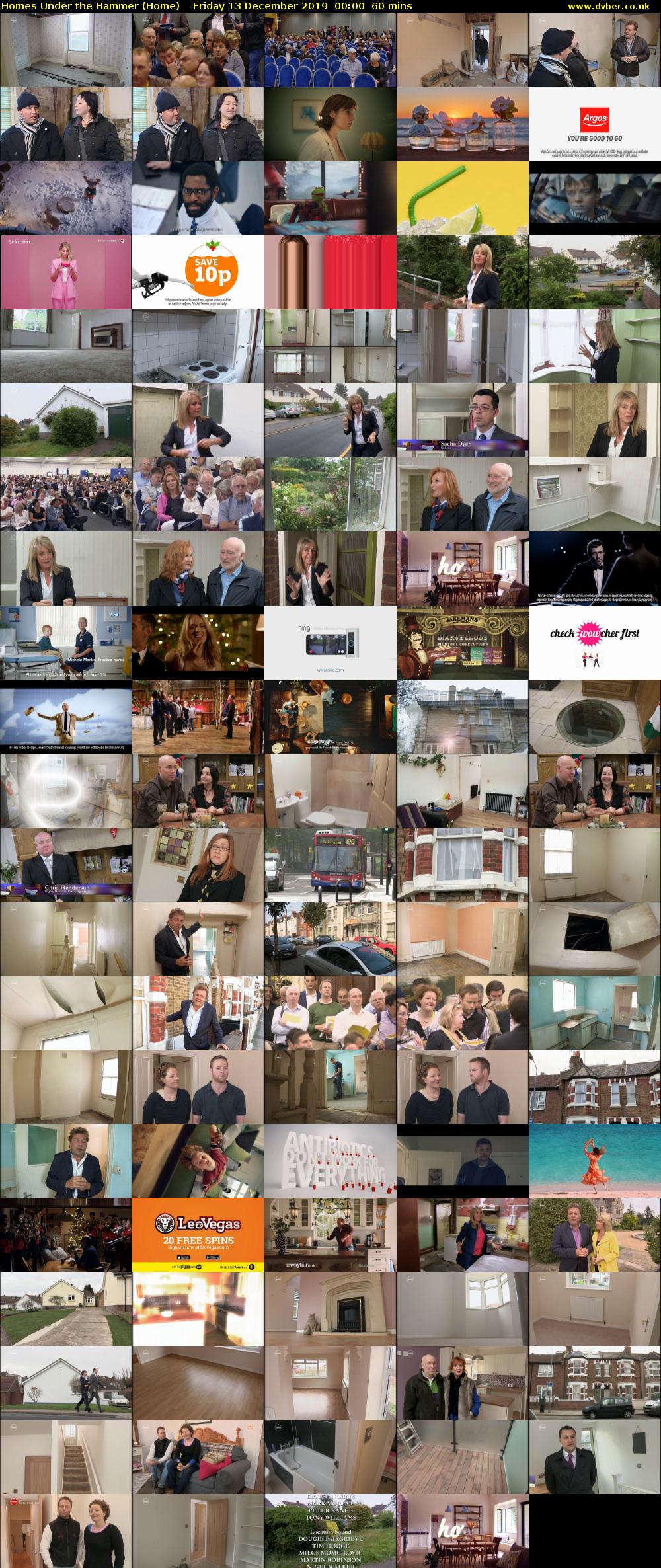Homes Under the Hammer (Home) Friday 13 December 2019 00:00 - 01:00