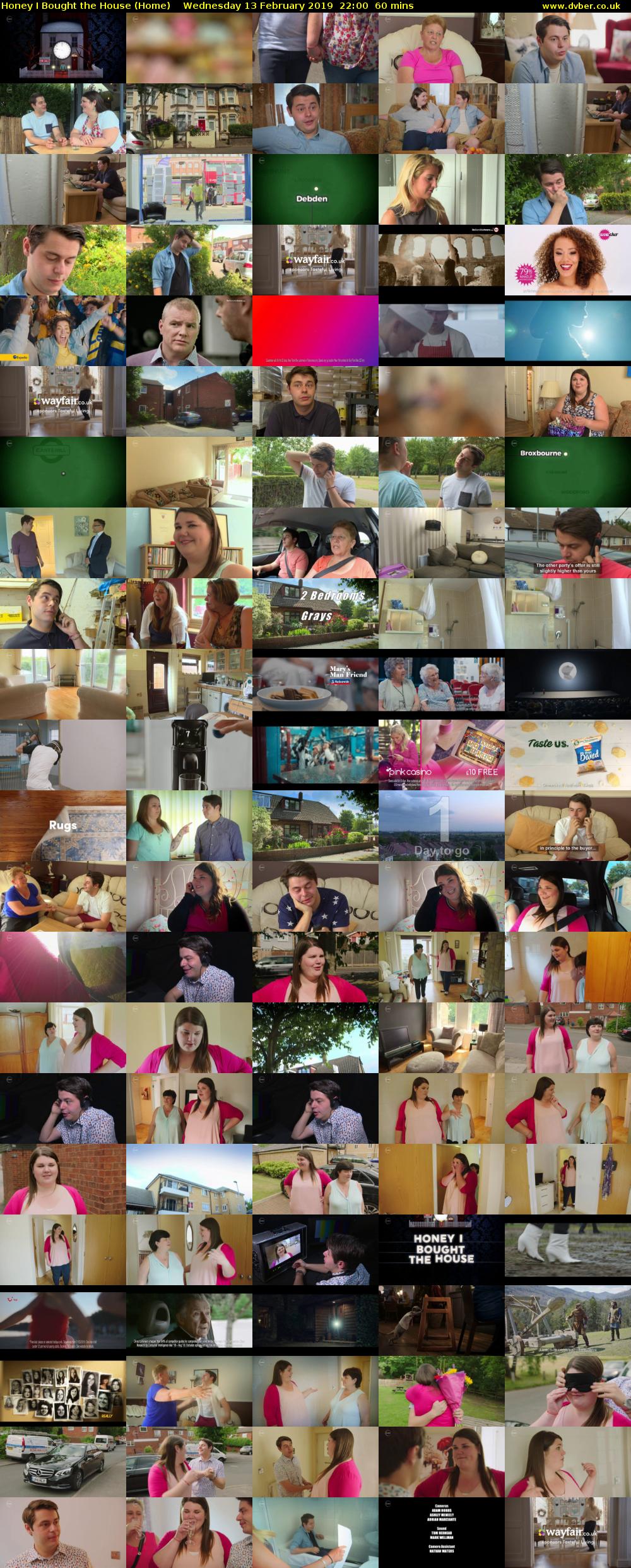 Honey I Bought The House (Home) Wednesday 13 February 2019 22:00 - 23:00