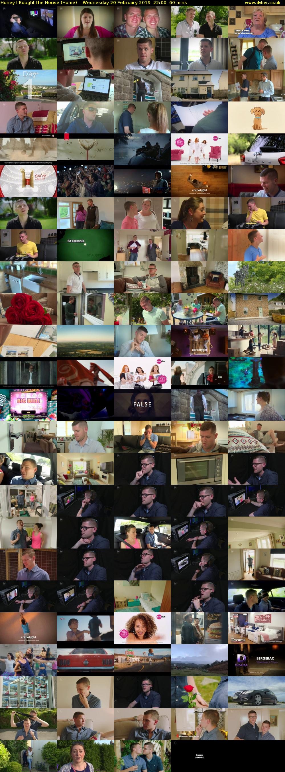 Honey I Bought The House (Home) Wednesday 20 February 2019 22:00 - 23:00