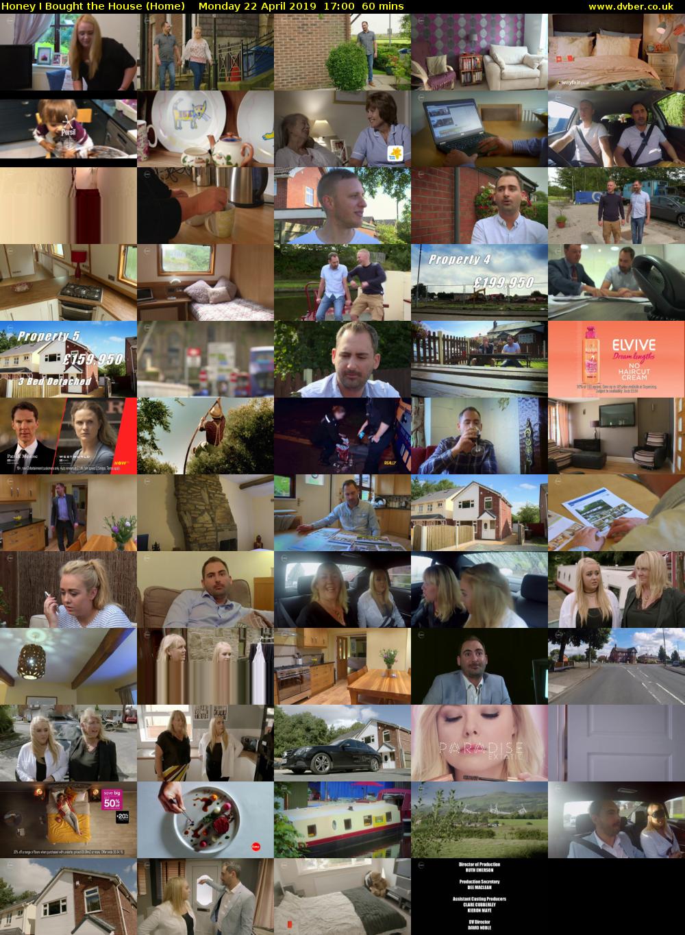 Honey I Bought The House (Home) Monday 22 April 2019 17:00 - 18:00