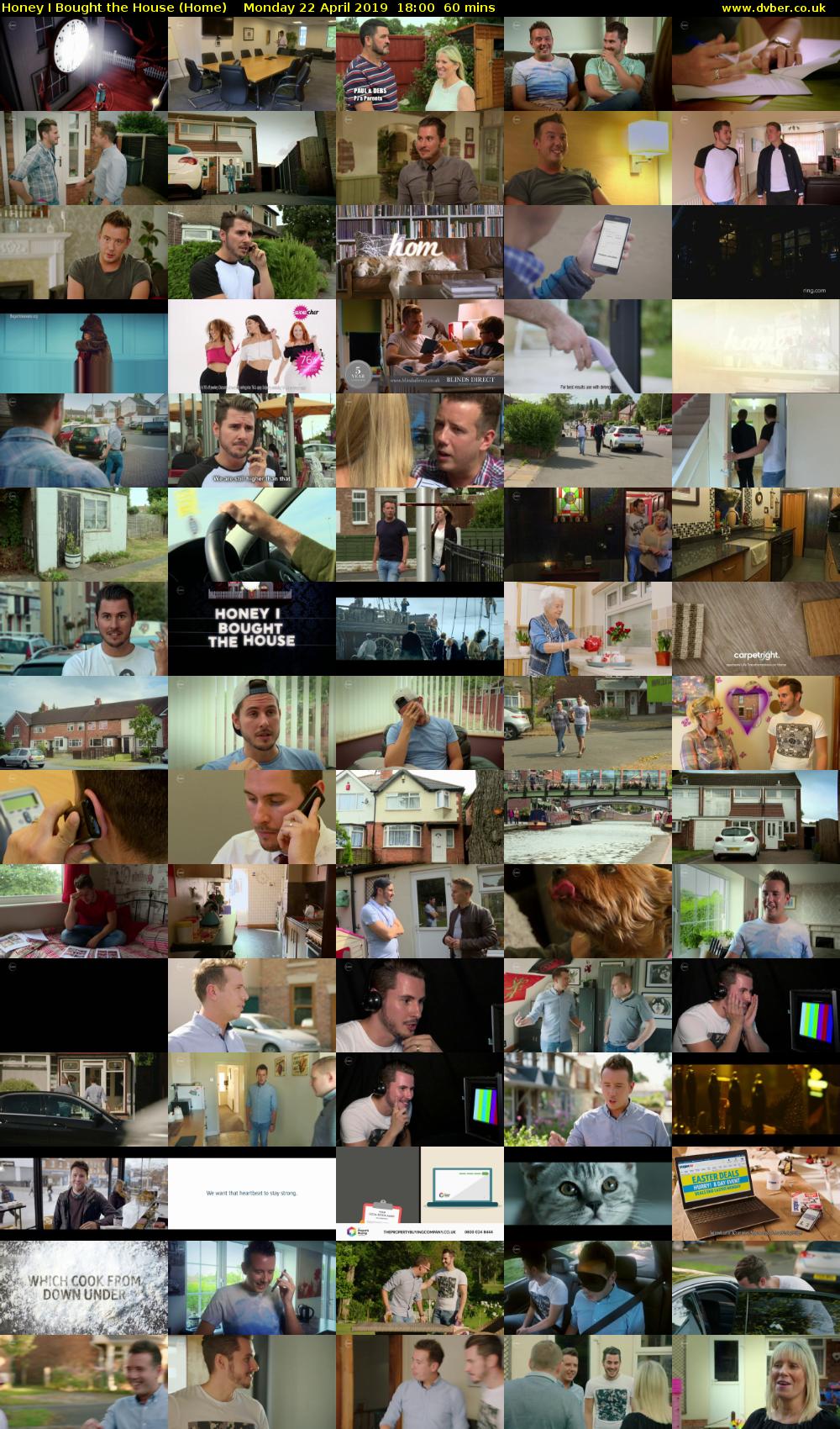 Honey I Bought The House (Home) Monday 22 April 2019 18:00 - 19:00