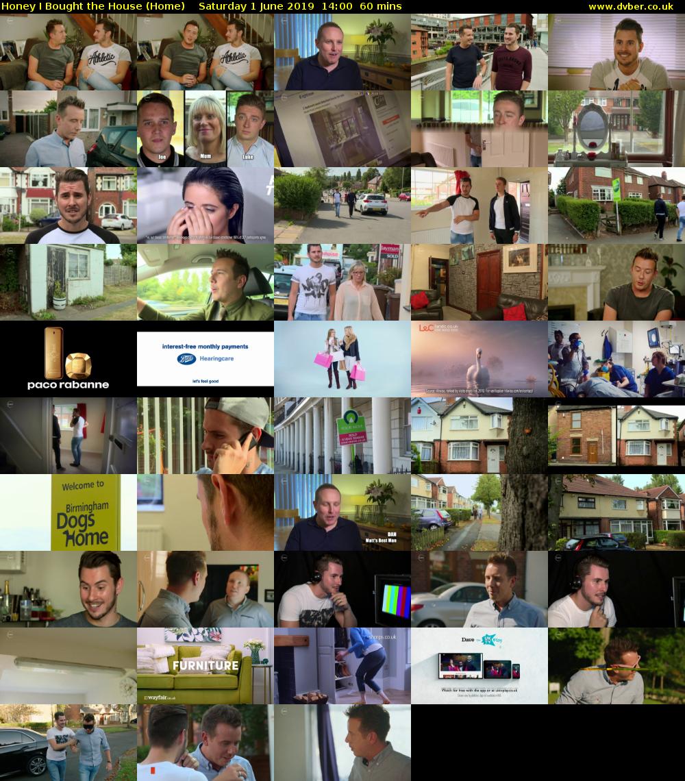 Honey I Bought The House (Home) Saturday 1 June 2019 14:00 - 15:00