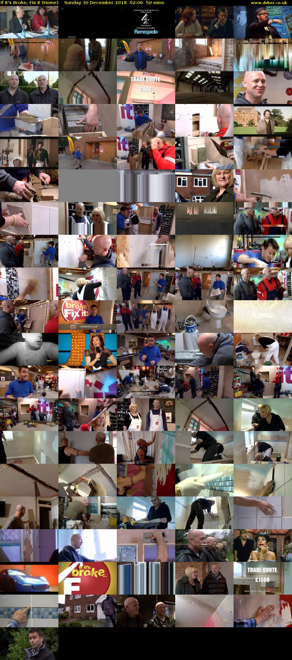 If It's Broke, Fix It (Home) Sunday 30 December 2018 02:00 - 02:50