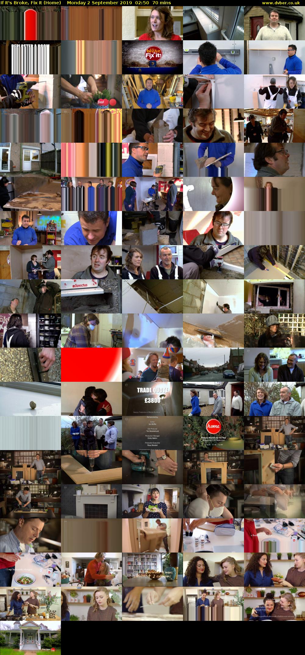 If It's Broke, Fix It (Home) Monday 2 September 2019 02:50 - 04:00