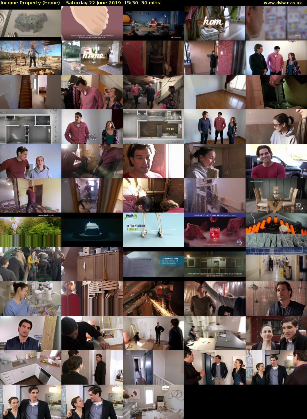 Income Property (Home) Saturday 22 June 2019 15:30 - 16:00