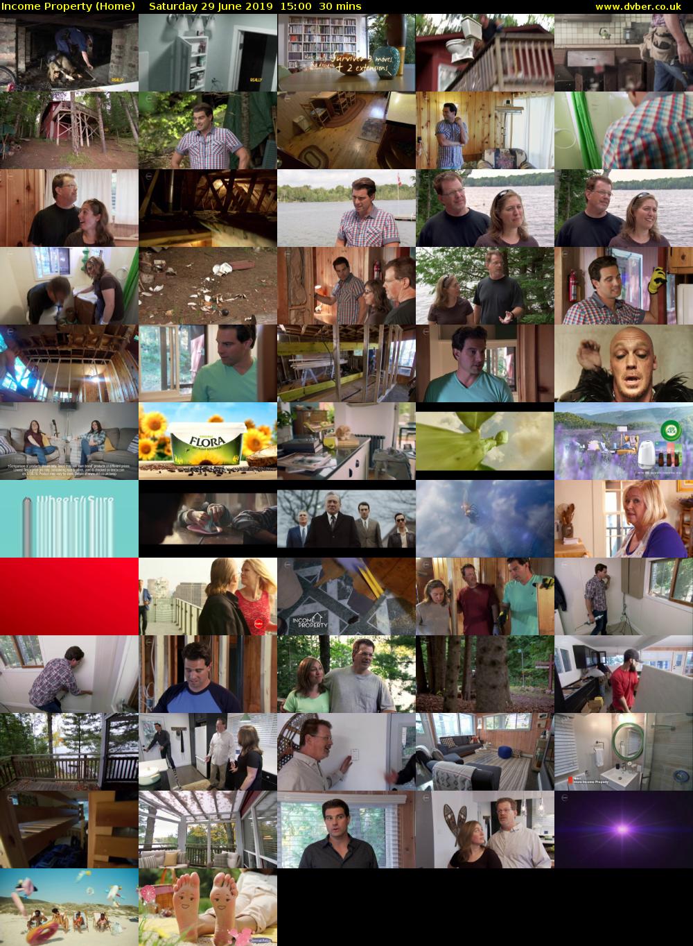 Income Property (Home) Saturday 29 June 2019 15:00 - 15:30