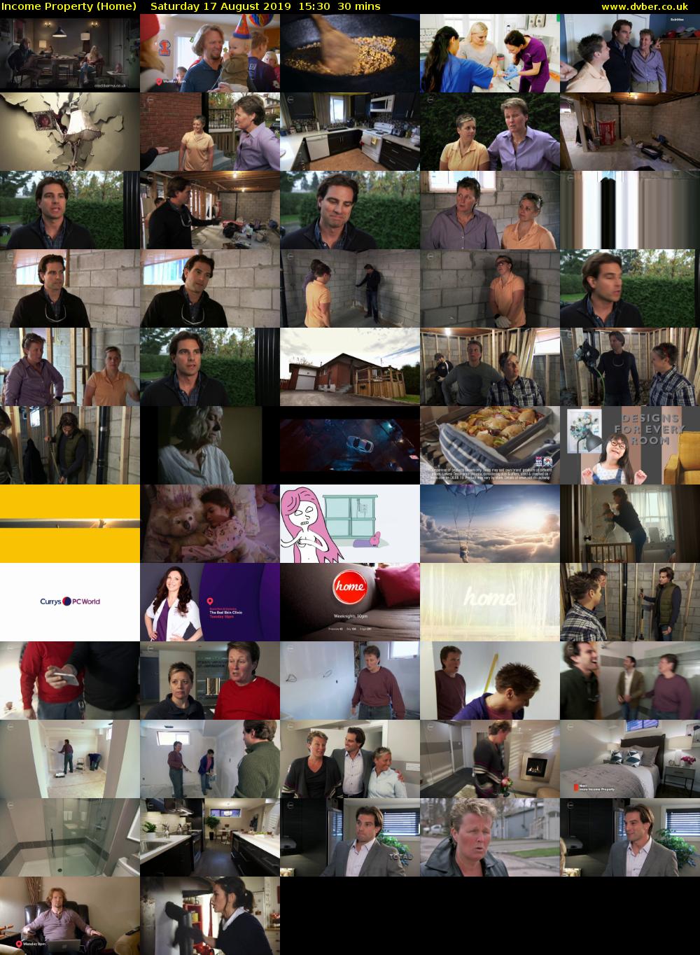 Income Property (Home) Saturday 17 August 2019 15:30 - 16:00