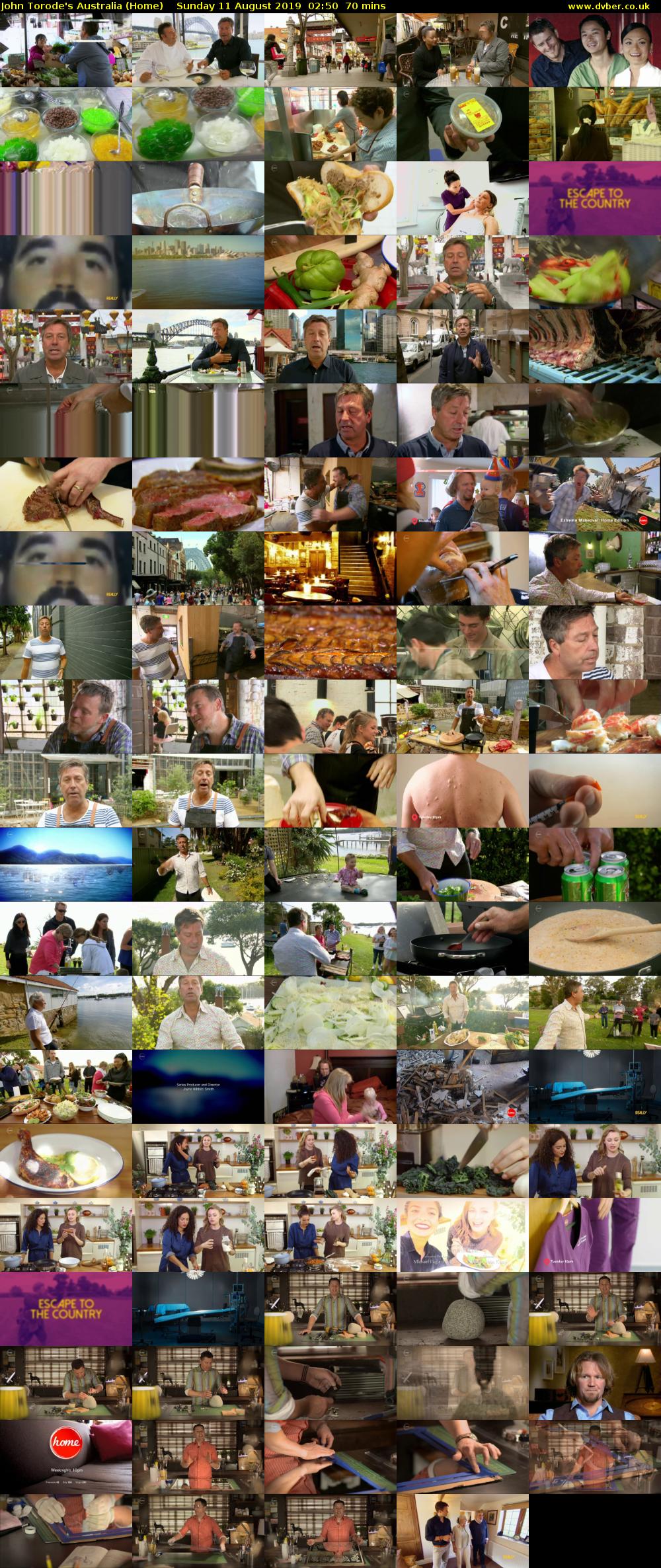 John Torode's Australia (Home) Sunday 11 August 2019 02:50 - 04:00