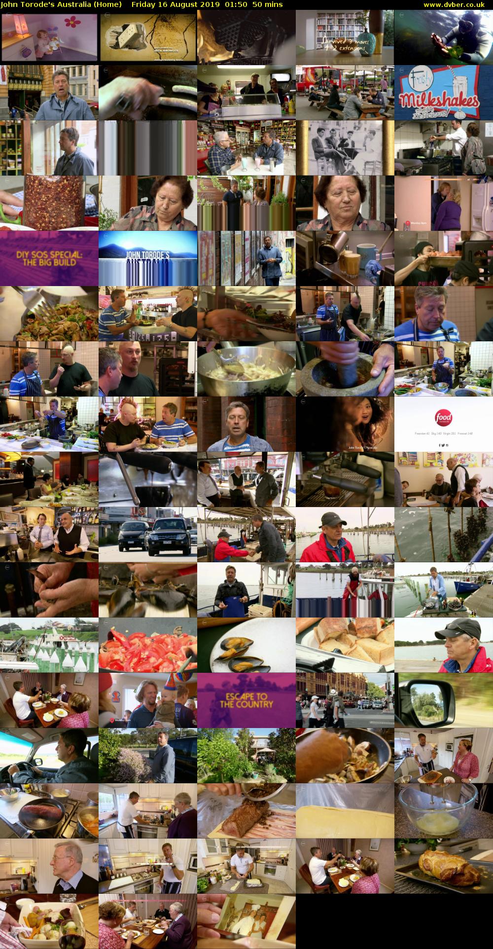 John Torode's Australia (Home) Friday 16 August 2019 01:50 - 02:40