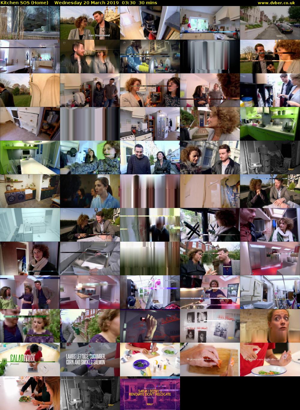 Kitchen SOS (Home) Wednesday 20 March 2019 03:30 - 04:00