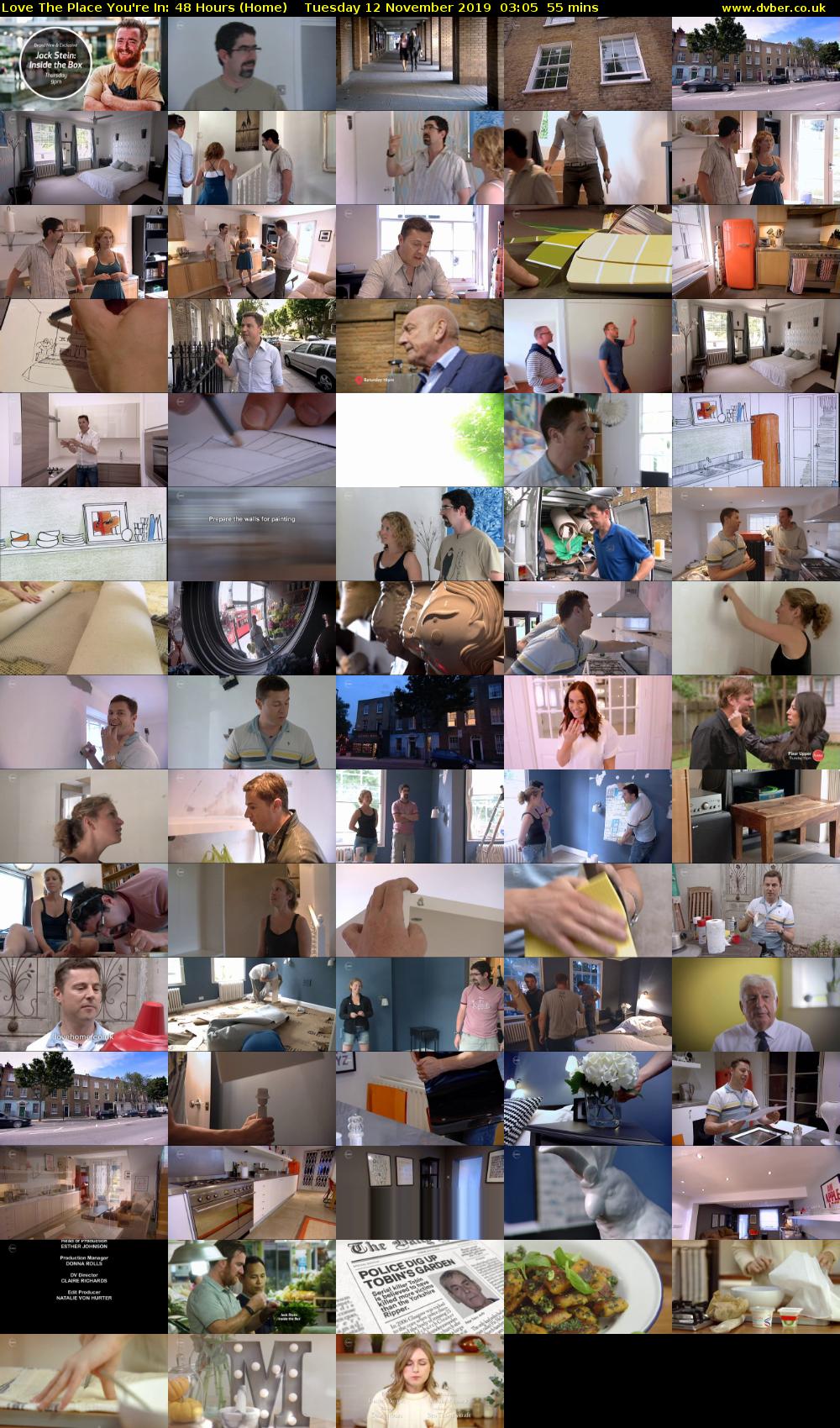 Love The Place You're In: 48 Hours (Home) Tuesday 12 November 2019 03:05 - 04:00