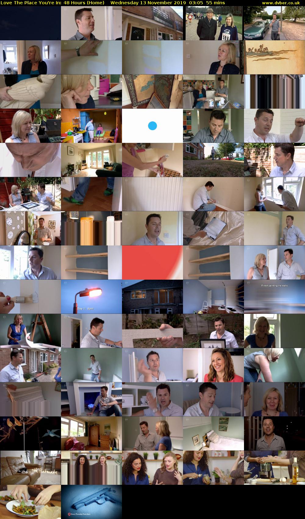 Love The Place You're In: 48 Hours (Home) Wednesday 13 November 2019 03:05 - 04:00