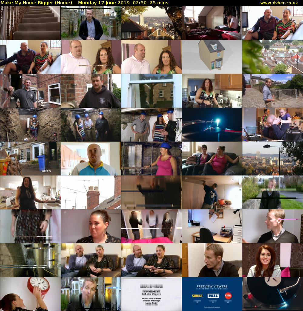 Make My Home Bigger (Home) Monday 17 June 2019 02:50 - 03:15
