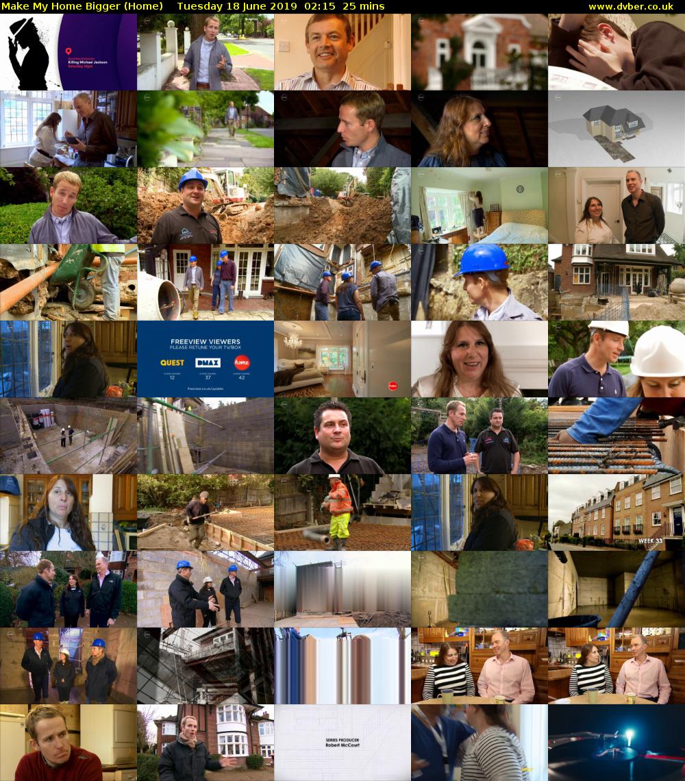 Make My Home Bigger (Home) Tuesday 18 June 2019 02:15 - 02:40