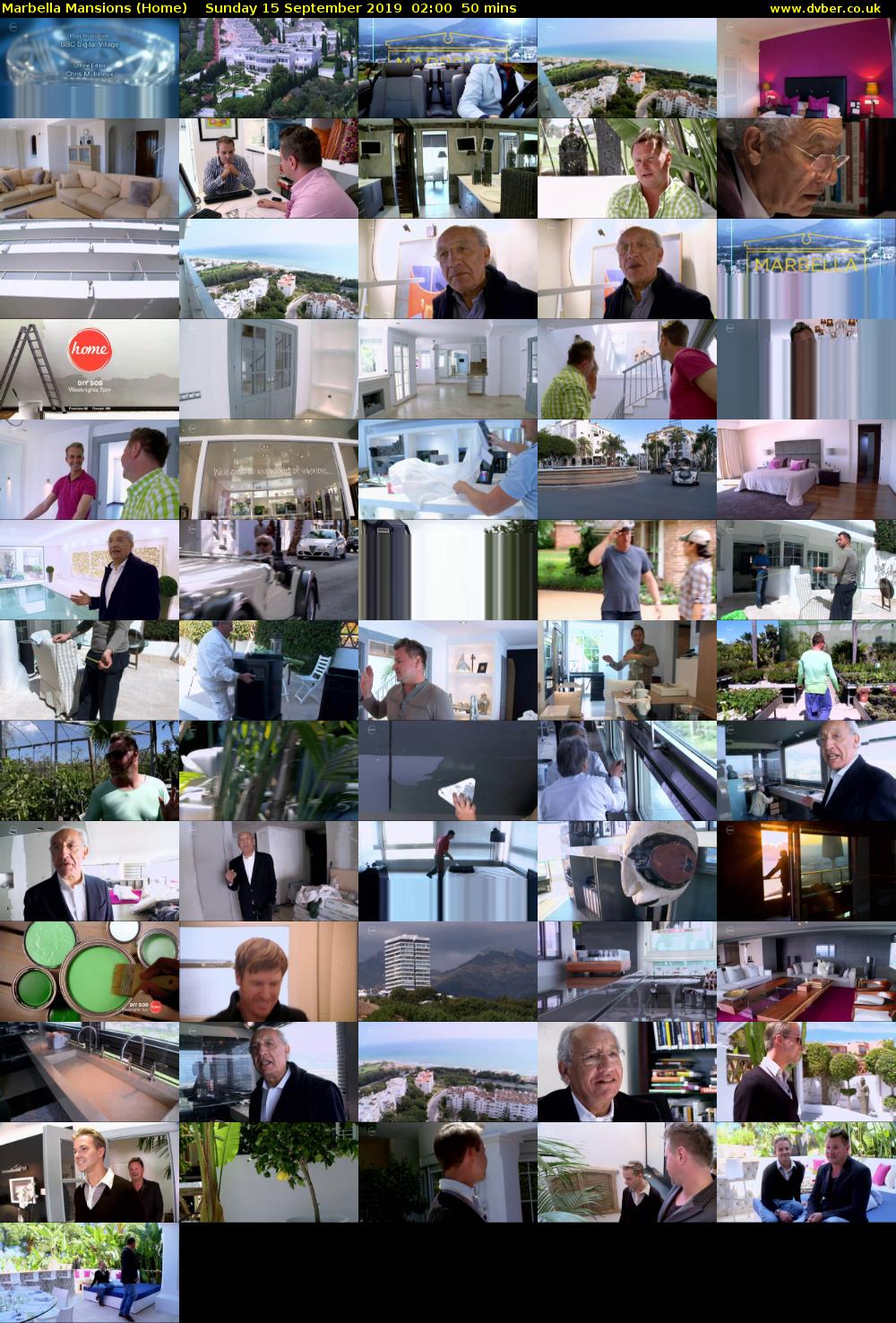 Marbella Mansions (Home) Sunday 15 September 2019 02:00 - 02:50