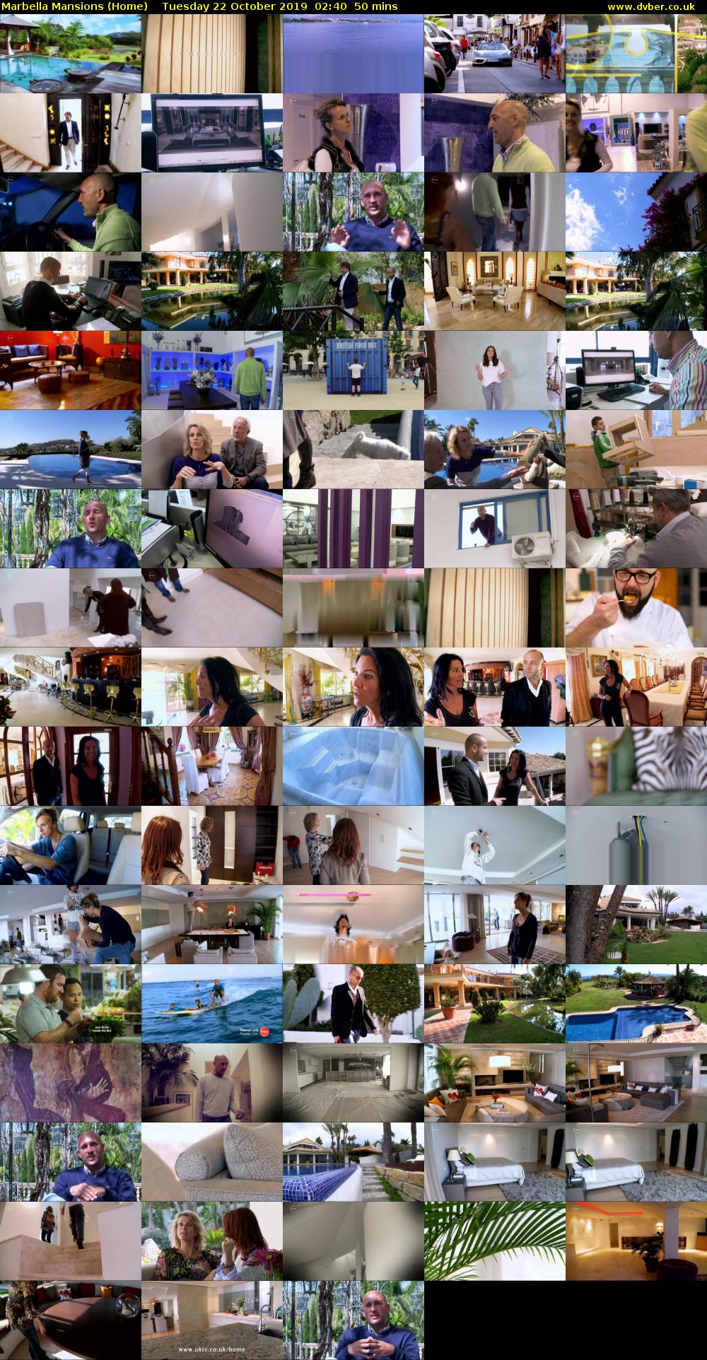 Marbella Mansions (Home) Tuesday 22 October 2019 02:40 - 03:30